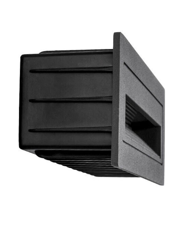 kelvo Stepart Wandmontierte Außenleuchte LED IP65 6W mit Warmweiß Licht 21x5.5x6.5εκ.