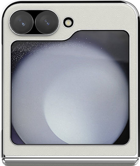 Nillkin Camshield Book Leather / Plastic 0.8mm White (Galaxy Z Flip)