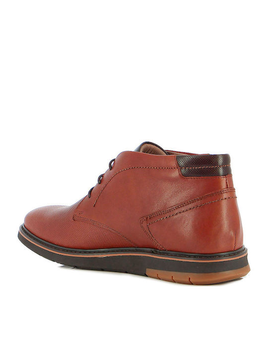 Leather Men's Boots Tabac Brown