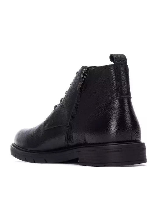 Leather Men's Boots Black