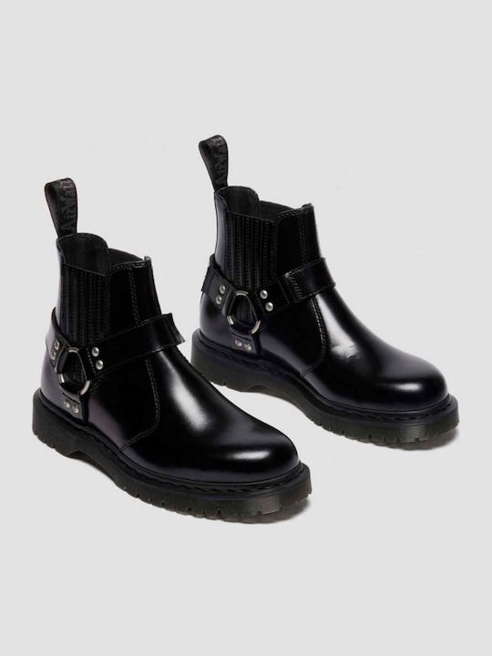 2976 Leather Black Chelsea Boots
