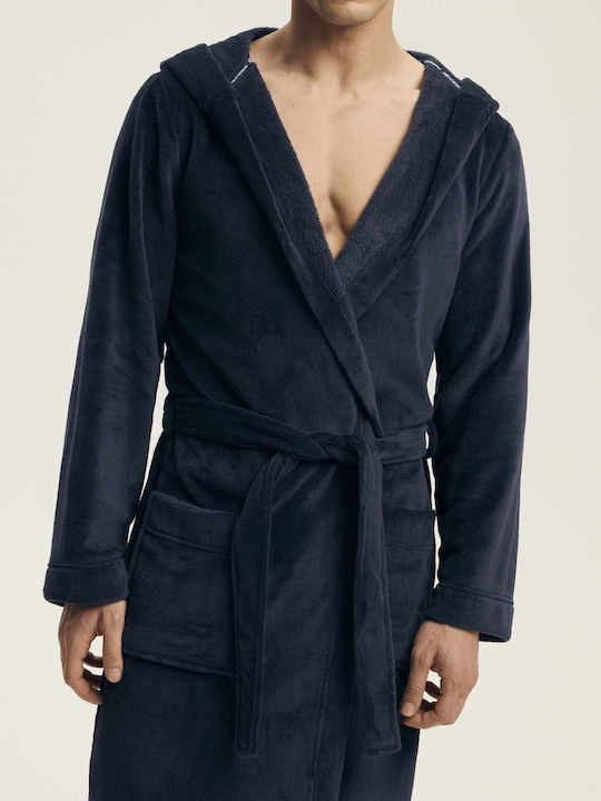 Henderson Men's Winter Pajama Robe Blue