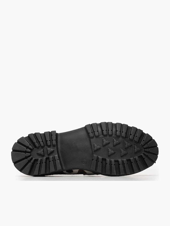 Δερμάτινα Γυναικεία Loafers σε Ταμπά Χρώμα