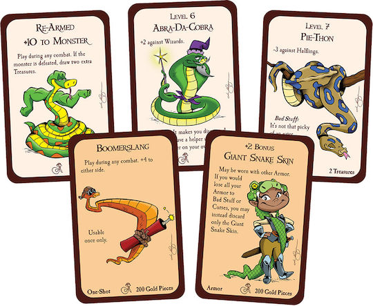Разширение на играта Munchkin Snakes за 3-6 играчи 14+ години (EN) Steve Jackson Games