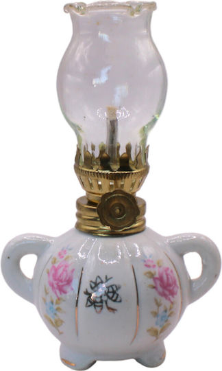 Vintage Mini Lampă Cu Ulei Ceramică Schiță 11.5cm 5dis65