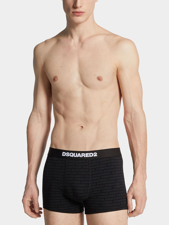 Dsquared2 Slipi bărbătești 1Pachet Negru