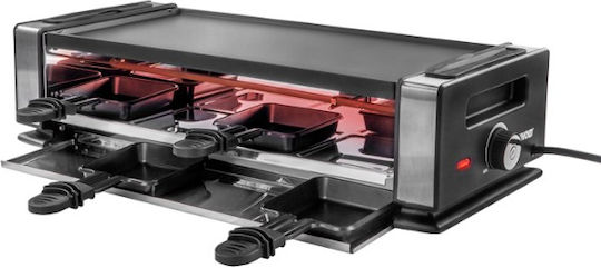 Unold Delice Basic Tischplatte Elektrogrill Raclette Glatte Platte 1200W mit einstellbarem Thermostat 38cmx19.5cmcm