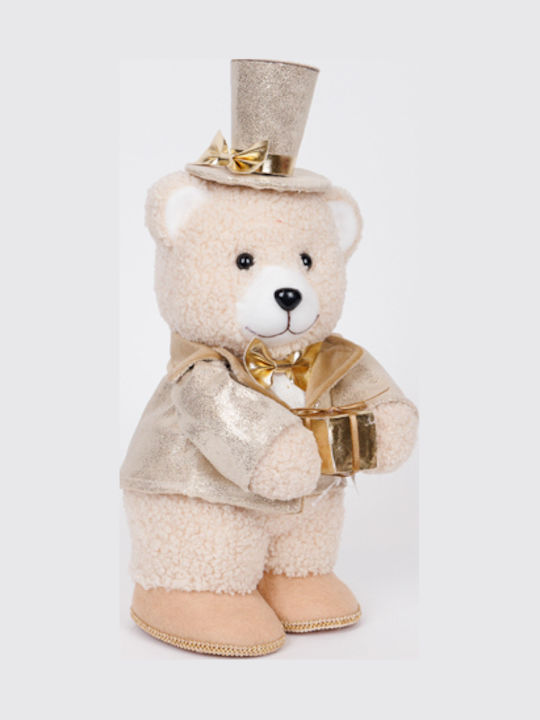 Eurolamp Weihnachtliche Stoff Figur Bär