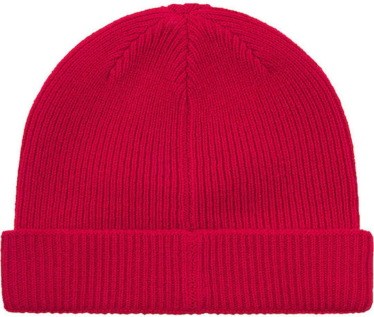 Beanie Männer Beanie Gestrickt in Rot Farbe