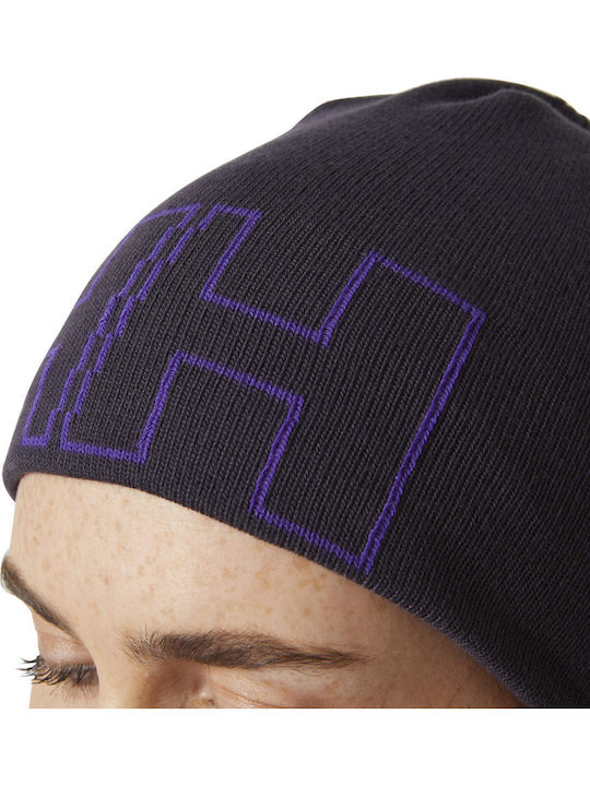 Outline Beanie Unisex Beanie Knitted in Purple color
