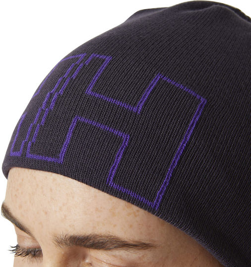 Outline Beanie Unisex Beanie Knitted in Purple color