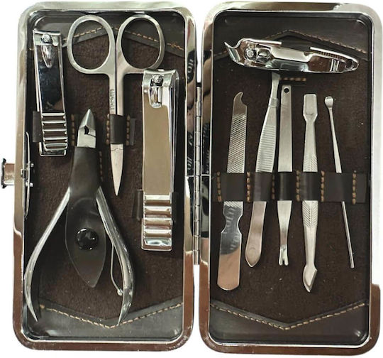 Professionelles Nagelpflegeset Etui – 381a – 10 Stück – 671031 – 671031
