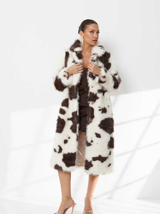 Women's Short Fur Animal Print