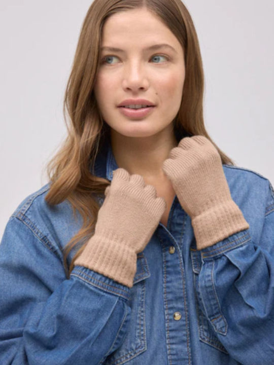 Braun Gestrickt Handschuhe
