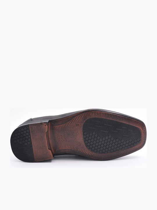 Δερμάτινα Ανδρικά Loafers σε Μαύρο Χρώμα