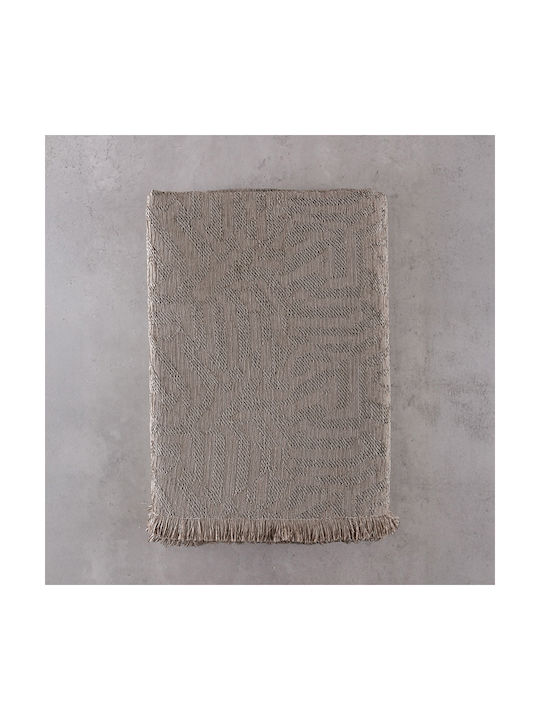 Rythmos Rythmos Decorative Pillow Case Melie 100% Cotton Beige 40x40cm
