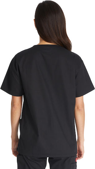 Dickies Signature Γυναικεία Ιατρική Μπλούζα Μαύρη