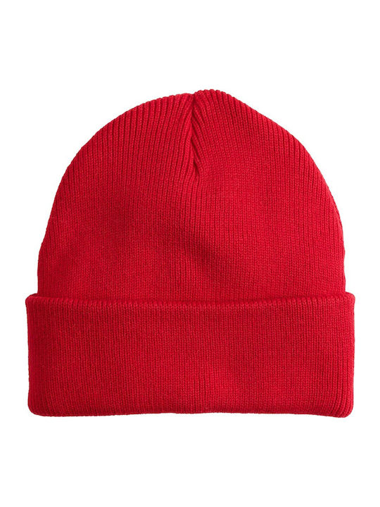 Beanie Beanie Knitted in Red color