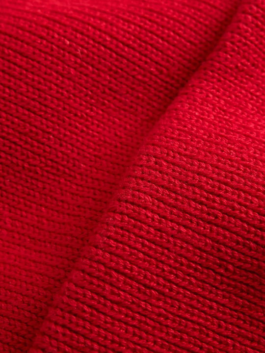 Beanie Beanie Knitted in Red color