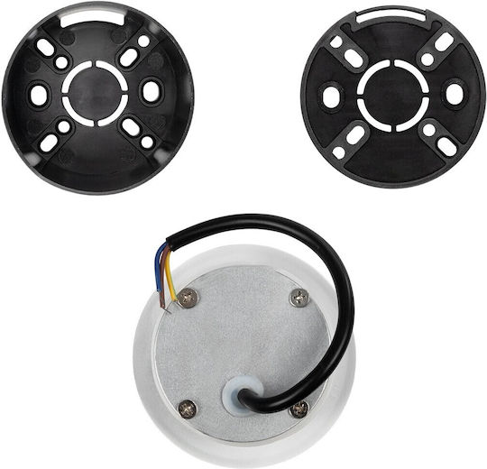 kelvo Stepart Wandmontiertes Außenbeleuchtung LED IP65 3W mit Warmweißem Licht 8.3x4.5x8.3cm