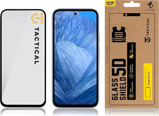 Glass 5D Full Glue Tempered Glass Μαύρο (Google Pixel 8a)