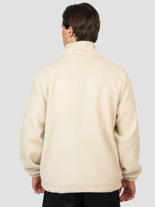 Men's Fleece Cardigan Offwhite