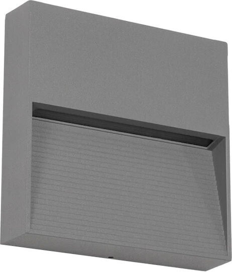 kelvo Stepart Wandmontiertes Außenbeleuchtung LED IP65 4W mit Warmweißem Licht 15x3.5x15cm