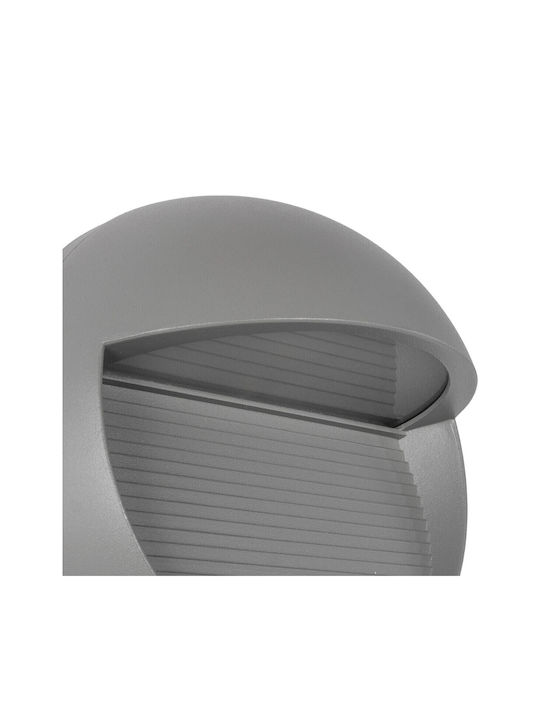 kelvo Stepart Wall-Mounted Outdoor Spotlight LED IP65 3W with Warm White Light 16x8x16cm