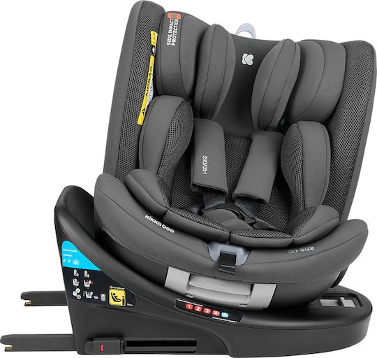 Kikka Boo i-Reverse Καθισματάκι Αυτοκινήτου i-Size με Isofix Dark Grey
