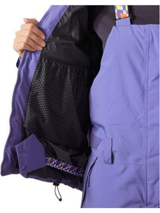 Helly Hansen Emiko Ridable 66061-690 Γυναικείο Μπουφάν για Σκι & Snowboard BLACK IRIS / FAIRY TALE