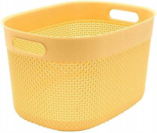 Grozs Filo Storage Basket L 18L 38x28x22cm Yellow
