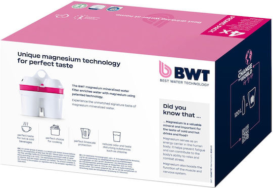 BWT Ersatz-Wasserfilter Magnesium 4Stück