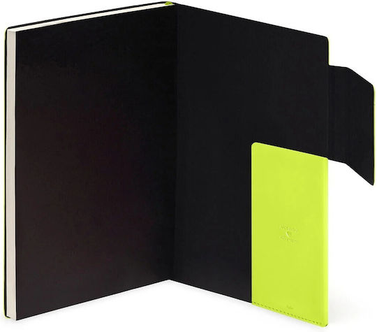 Daily Diary 12 Months Large With Notebook 2026 Chartreuse Ag2612068 Legami