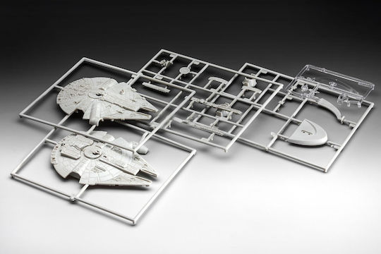 Revell Millennium Falcon Φιγούρα Μοντελισμού Διαστημόπλοιο Γκρι 20 Κομματιών σε Κλίμακα 1:241 με Κόλλα και Χρώματα 10x7.7εκ.