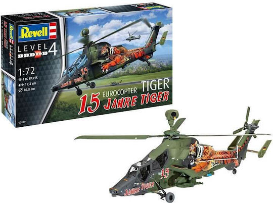 Revell Φιγούρα Μοντελισμού Ελικόπτερο Eurocopter 15 Jahre Tiger 116 Κομματιών σε Κλίμακα 1:72 19.4x16.8εκ.