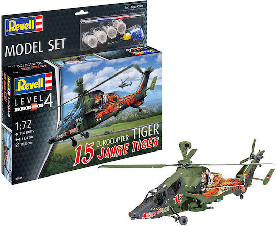 Revell Φιγούρα Μοντελισμού Ελικόπτερο Eurocopter 15 Jahre Tiger 116 Κομματιών σε Κλίμακα 1:72 19.4x16.8εκ.