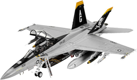 Revell Φιγούρα Μοντελισμού Αεροπλάνο F/A-18F Super Hornet 97 Κομματιών σε Κλίμακα 1:72 με Κόλλα και Χρώματα 25.3x18.7εκ.