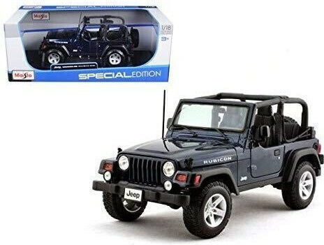 1/18 Jeep Wrangler Rubicon Dark Blue