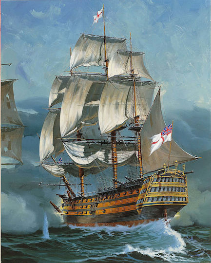 Revell Φιγούρα Μοντελισμού Πλοίο HMS Victory 269 Κομματιών σε Κλίμακα 1:225 40x33εκ.