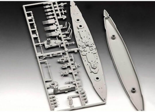 Revell Battleship Φιγούρα Μοντελισμού 48 Κομματιών σε Κλίμακα 1:1200 με Κόλλα και Χρώματα 18.8x3εκ.