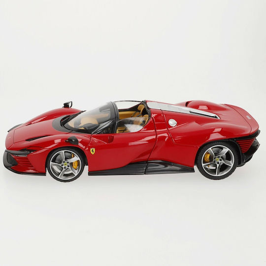 Bburago Ferrari Ferrari Daytona SP3 Closed Top 2022 Rosso Corsa Red Exclusive Modeling Figure Car Red in Scale 1:18 26x13x7cm.