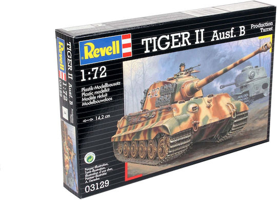 Revell Military Collection Tiger II Ausf. B Φιγούρα Μοντελισμού Τανκ 144 Κομματιών σε Κλίμακα 1:72 14.2εκ.
