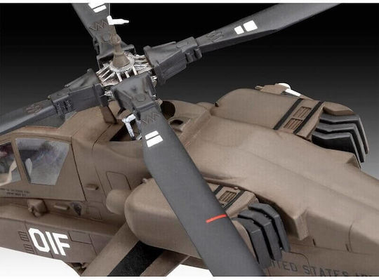 Revell Φιγούρα Μοντελισμού Ελικόπτερο AH-64A Apache 71 Κομματιών σε Κλίμακα 1:72 21x20.1εκ.
