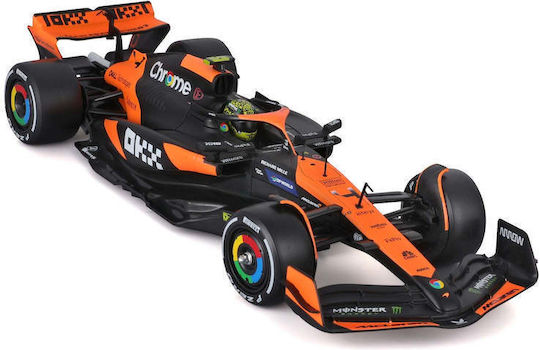 Bburago F1 Kit Mclaren Mcl38 Helmet #4 Norris 1:24 Scale Model Car