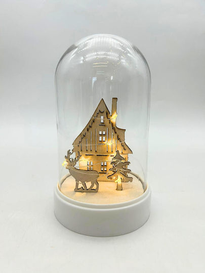 Коледна украса Буркан 11.5x11.5x19см 1бр