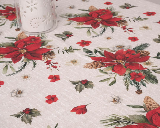 Viopros Viopros Christmas Tablecloth Fabric 180x140cm