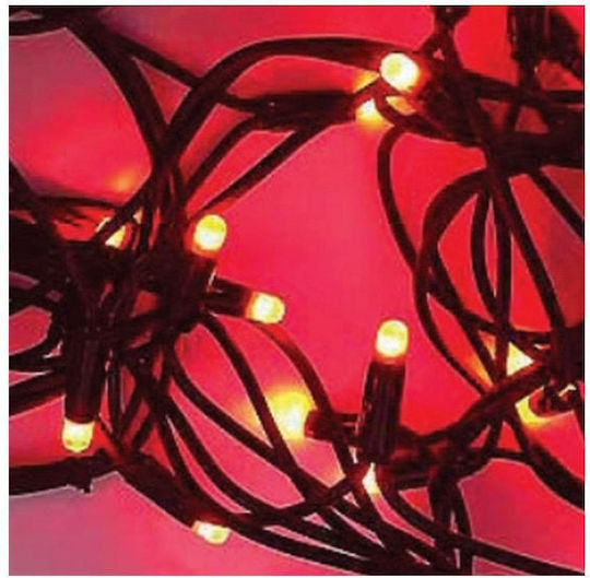 100 Λαμπάκια LED Κόκκινα σε Σειρά
