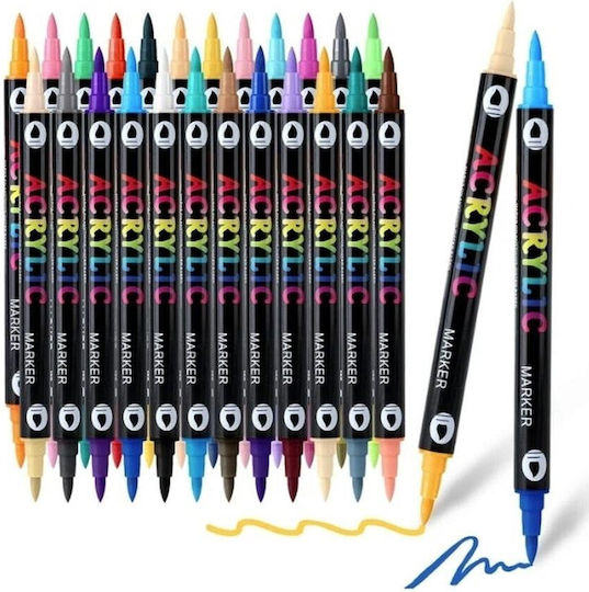 Next Markere Acrilice Multicolor 24buc