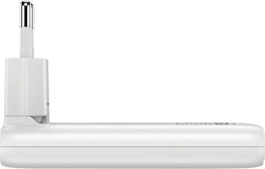 Verbatim GaN Wireless Charger with 2 USB-C Output Ports 65W Power Delivery White (Fold 'n' Go)