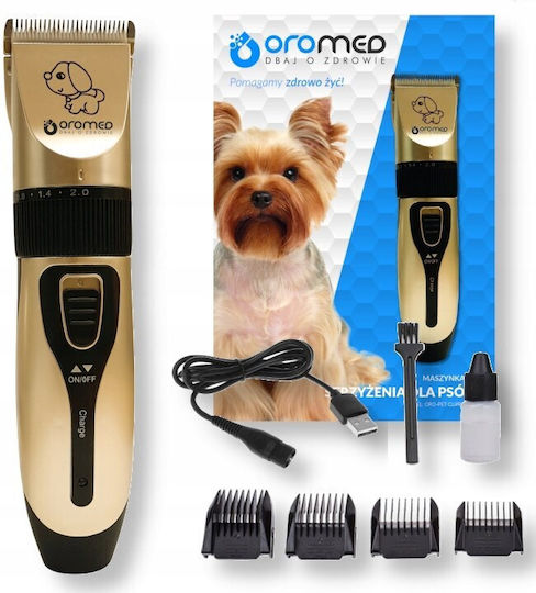 Oromed Dog Grooming Clippers Rechargeable Oromed Oro-pet Cupper USB